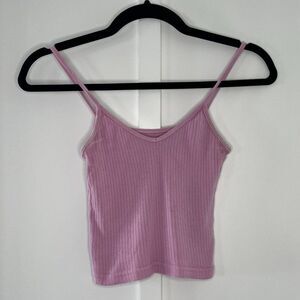 John Galt Pink Skylar Tank Top OS